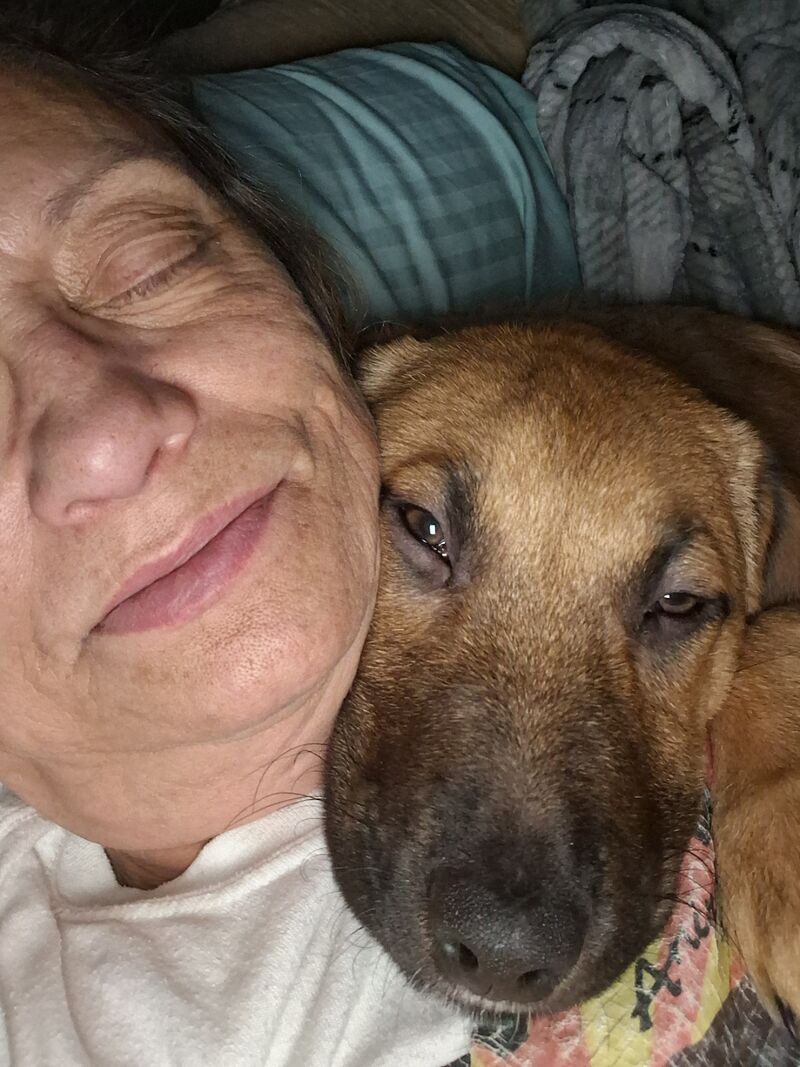 Snuggles in the morning..