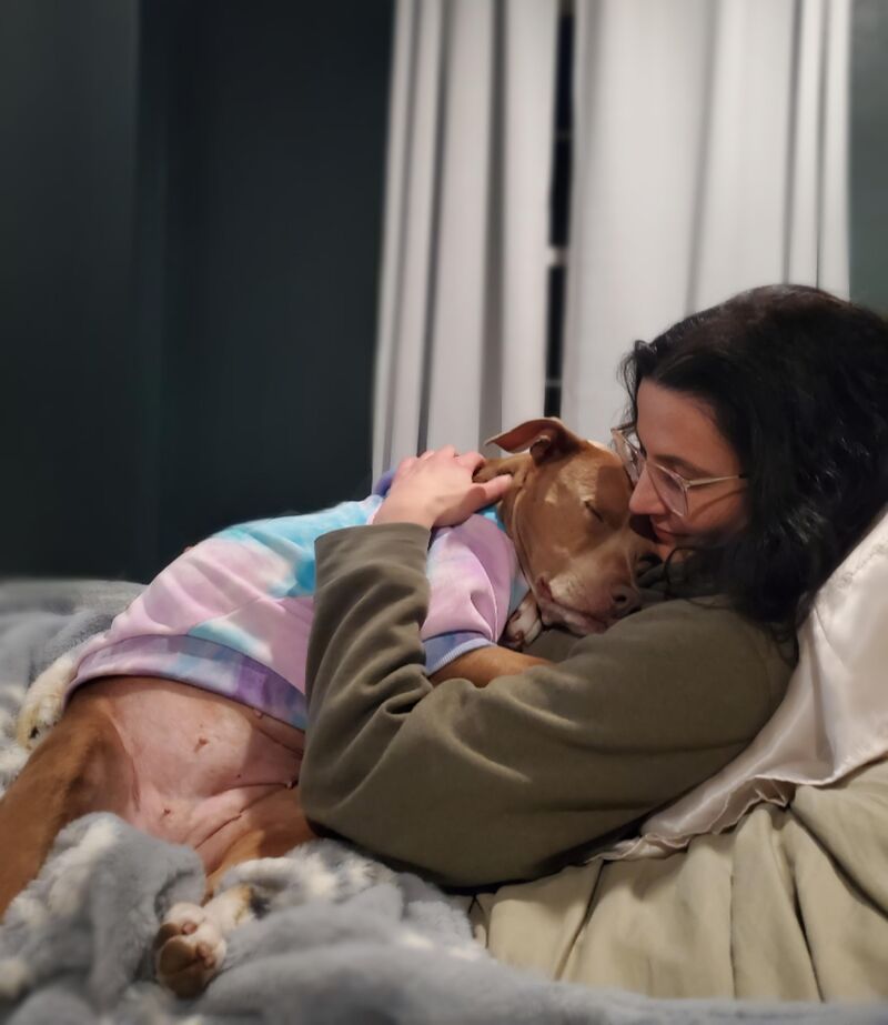 Four years ago she was living on the streets.