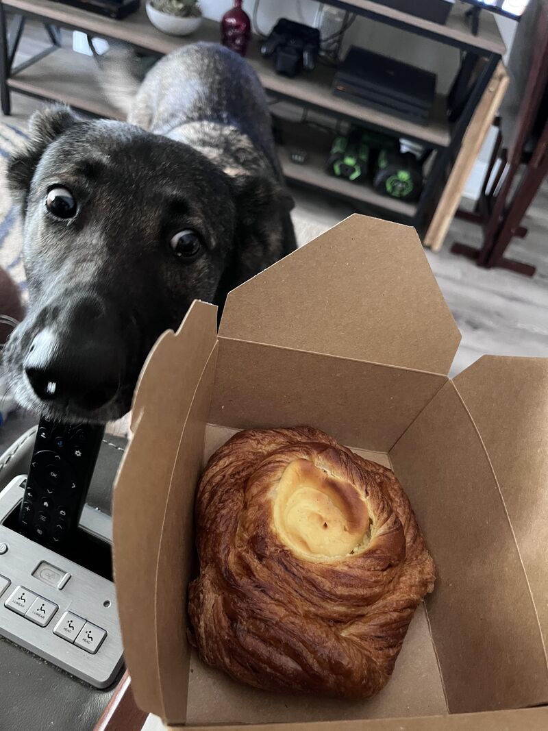 She really wants my danish